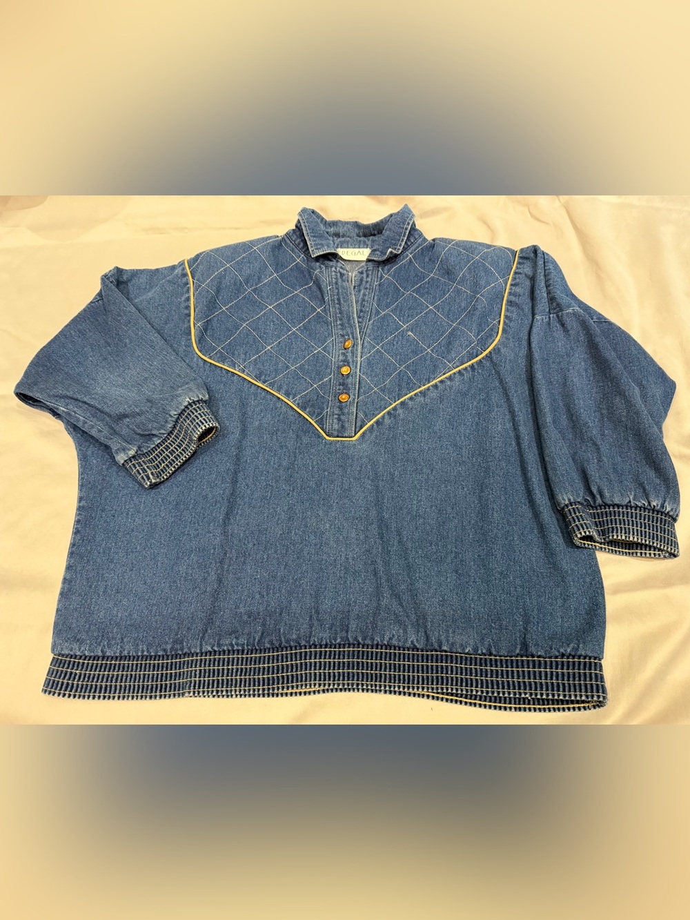Vintage 80’s Denim Pullover